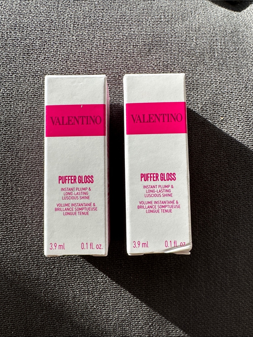 NIB Valentino Puffer Gloss — Clear Glitter 00R - dazzling mermaid - you get two!